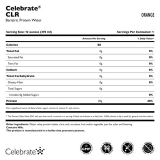 Celebrate® CLR 20g Proteína Agua