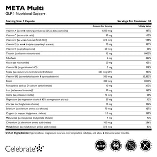 Apoyo Nutricional META Multi GLP-1 