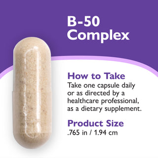 Complejo de vitamina B-50, Cápsula