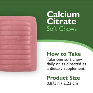 Calcio Citrato, masticables blandos
