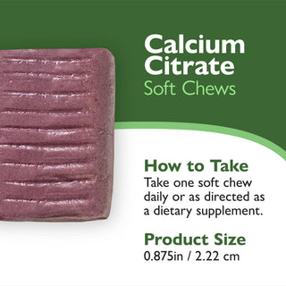 Calcio Citrato, masticables blandos