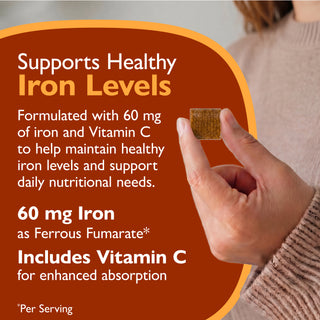 Hierro 60 mg + Vitamina C, Soft Chews, Twisted Citrus