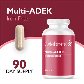 Multi-ADEK Vitamina sin Hierro, Cápsulas