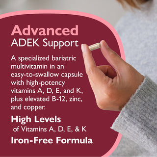 Multi-ADEK Vitamina sin Hierro, Cápsulas