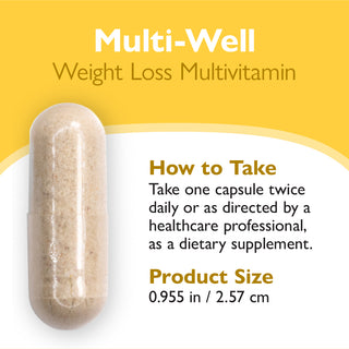 Multivitaminas de Pérdida de Peso Multi-Well, Cápsulas 