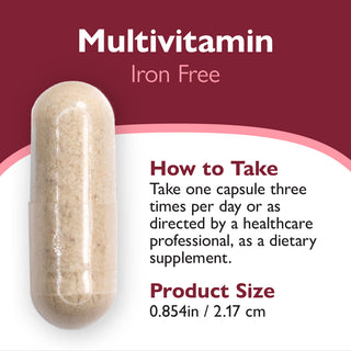 Multivitamínico bariátrico sin Hierro, Cápsulas