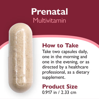Vitamina prenatal bariátrica con Hierro, Cápsulas