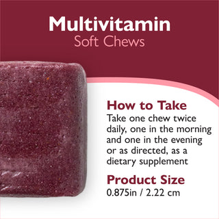 Multivitamínico bariátrico sin Hierro, Masticables blandos
