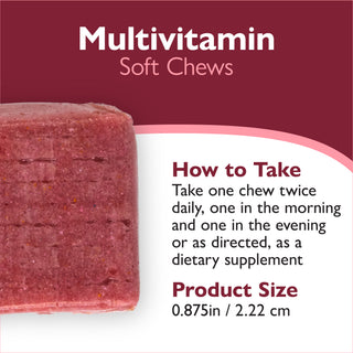 Multivitamínico bariátrico sin Hierro, Masticables blandos