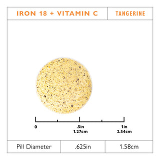 IJzer + Vitamine C Kauwtabletten 