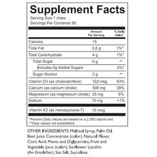 Calciumcitraat Soft Chews Combos